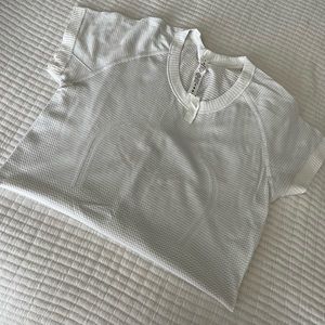 Lululemon swiftly shirt. White. Size 4.